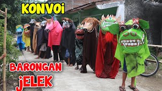 SANDI KONVOI BARONGAN jELEK BUATAN SENDIRI | BARONGAN EMBER DAN KARDUS | Nadin And Friend