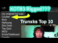 Rap Contest Rigged? Trunxks Top 10 Rappers for KOTB in Question