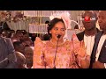 Beautiful Jovia Mutesi's Mother, Father with strong speech at the wedding of their Queen daughter image
