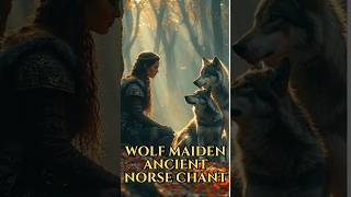 🎶Norse Healing Music: WOLF MAIDEN Chant #shorts