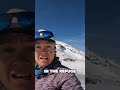 Thrilling Backcountry Skiing Adventure with Breathtaking Views of Grand Caisse Mountain, France