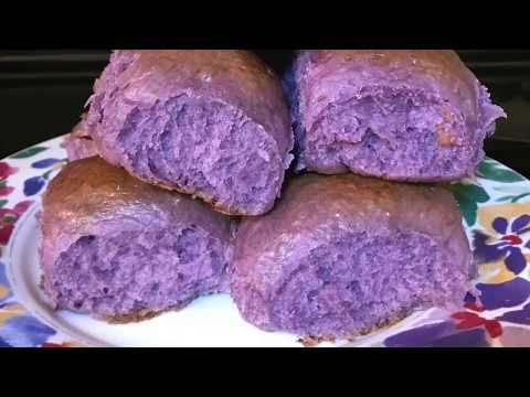 Sweet Potato (Ube) Sweet Dinner Rolls