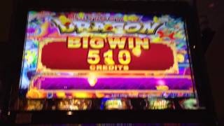 Ultra Stack Dragon - Aruze Slot Machine Bonus Win and Line Hit