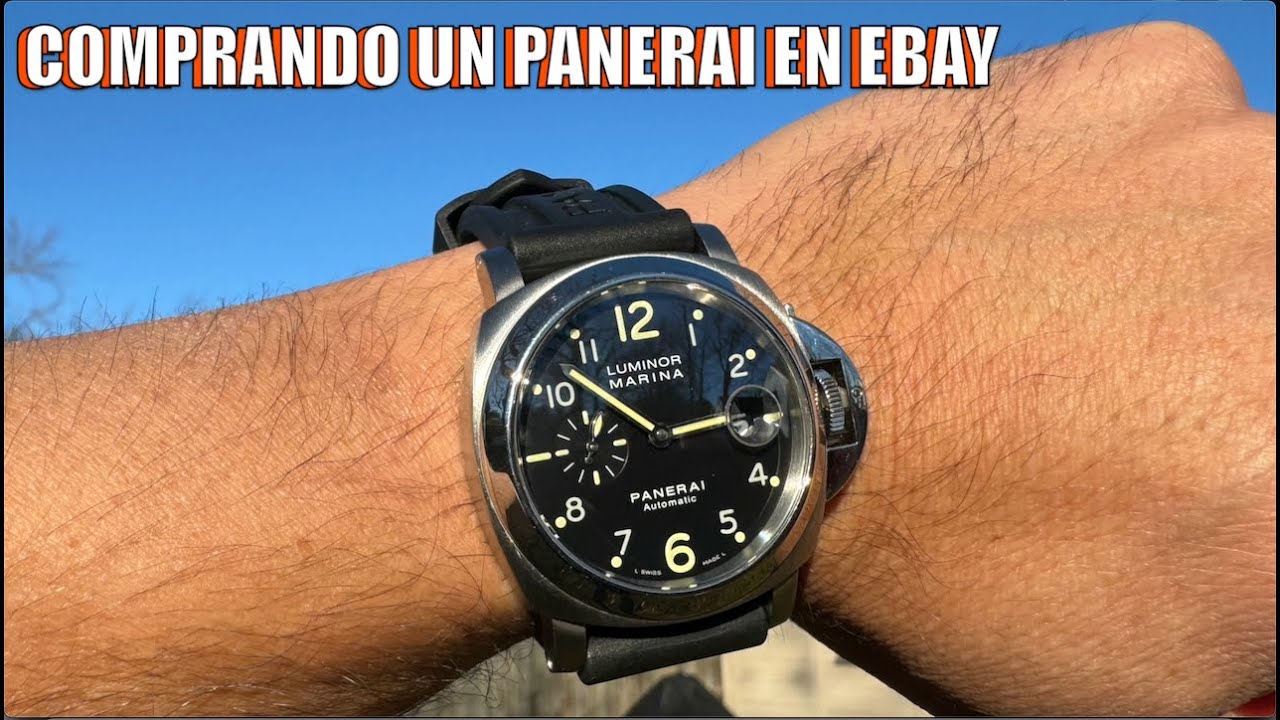 Experiencia en EBAY comprando Panerai Luminor Marina Automatic PAN -164