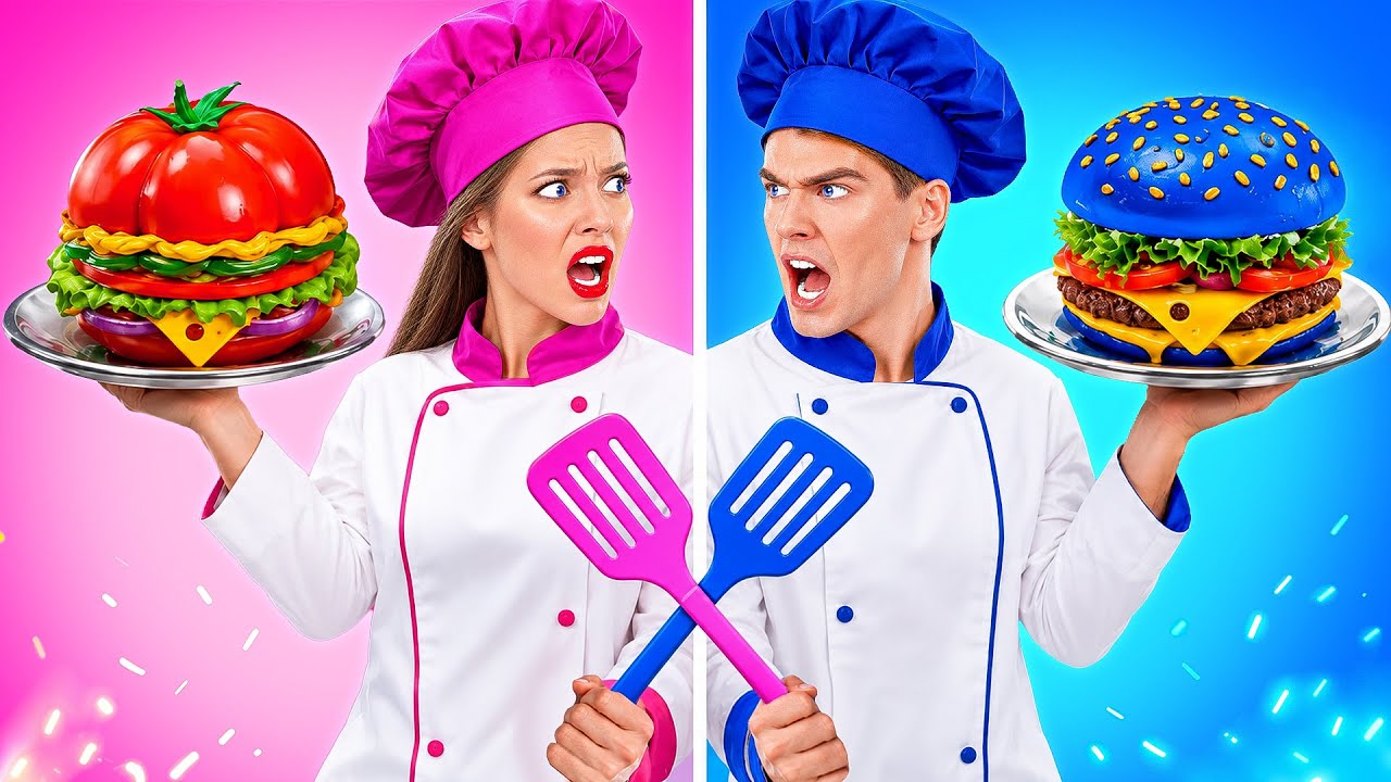 Boys VS Girls Cooking Challenge | Crazy Ideas to Cook by Multi DO