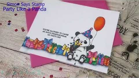 How to make an easy one layer card with masking