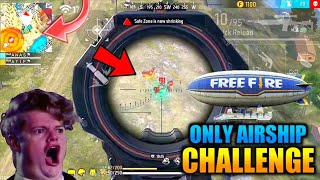 Only Airship Challenge ! Solo Vs Squad Op Gameplay Anaz Gaming | Garena Free Fire |