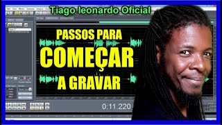 Como começar a gravar no Adobe audition 1.5?