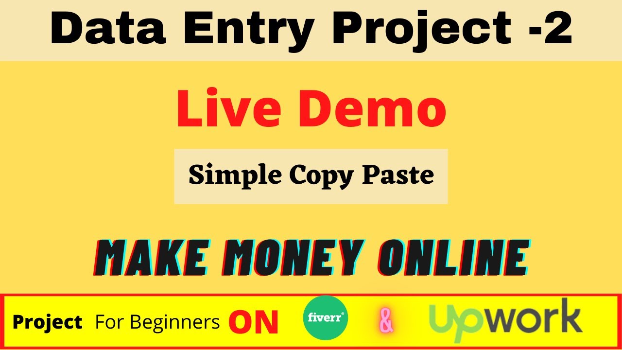 Practice with Live Data Entry project for Beginners part-2 - YouTube