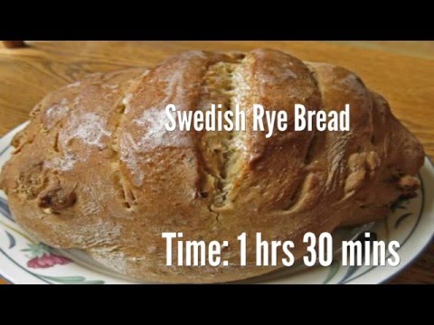 Swedish Rye Bread Recipe