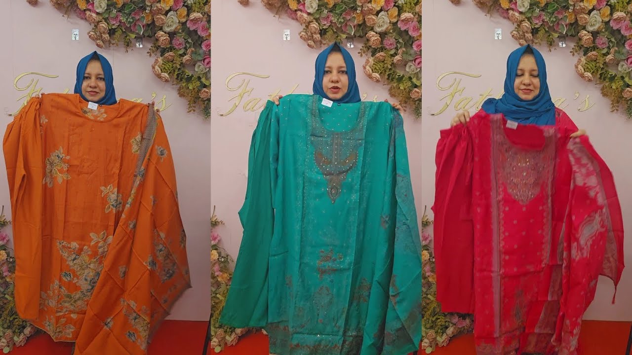 Pure Muslin set😍Eid Special Collections ❤️L to 3XL ❤️