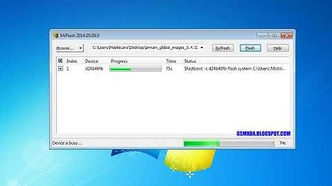 Mi Redmi 1S Flash done with flash tool by GsmHelpFul
