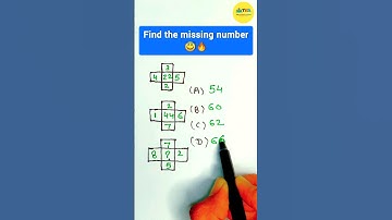 Find the missing number😇 🔥|| #youtubeshorts #shorts #missingnumber
