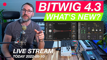 Bitwig 4.3 new FX Convolution, Delay+ live stream 20220510