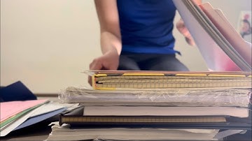 ASMR~ Sorting And Organising Documents (No talking)