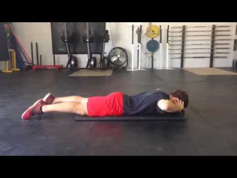 Prone back extensions