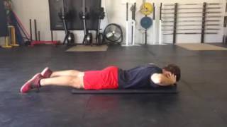 Prone back extensions
