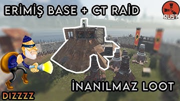 ERİMİŞ BASE EFSANE LOOT VE CT RAİD (3/3) - Rust Türkçe
