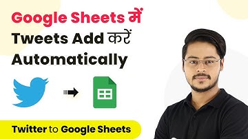 How to Add New Tweets to Google Sheets & Create a Backup - Twitter Google Sheets Integration