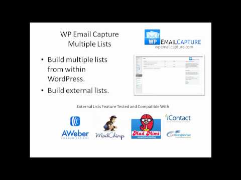 WP Email Capture Launch Video!