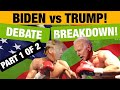 PART 1: Biden Trump Presidential Debate Body Language Breakdown