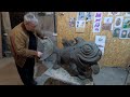 Изготовление скульптуры  рыбы  из  арт бетона, изготовление  хвоста рыбы  из цемента  Фильм первый