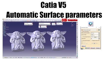 Catia V5 - Automatic Surface parameters