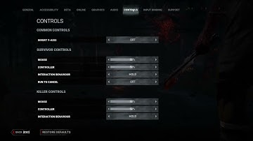 How to Change Controller Sensitivity settings in Dead by Daylight