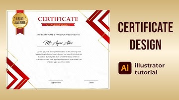How to create a professional certificate in adobe illustrator cc tutorial