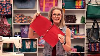 Quick Zipper on Vinyl demo (short) #sewingtutorial
