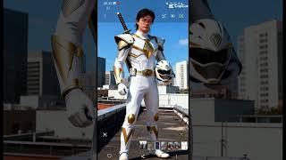 Ko Robby white ranger#ranger #power #powerrangers #tokusatsu #ai