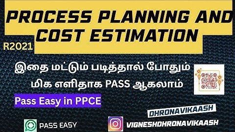 Pass easy in PPCE | R2021 | Process Planning and Cost Estimation | Best Book for PPCE?|DHRONAVIKAASH