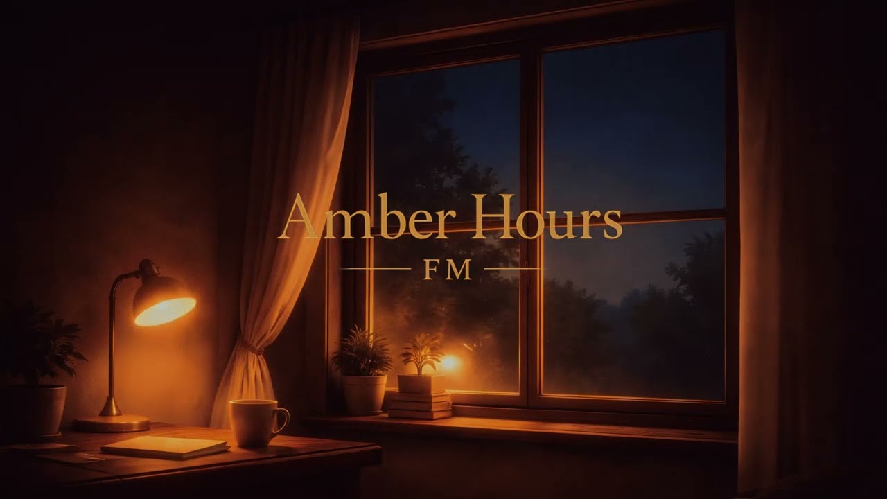 deep ambient lofi for late night focus 🌙 1 hour mix - Amber Hours FM