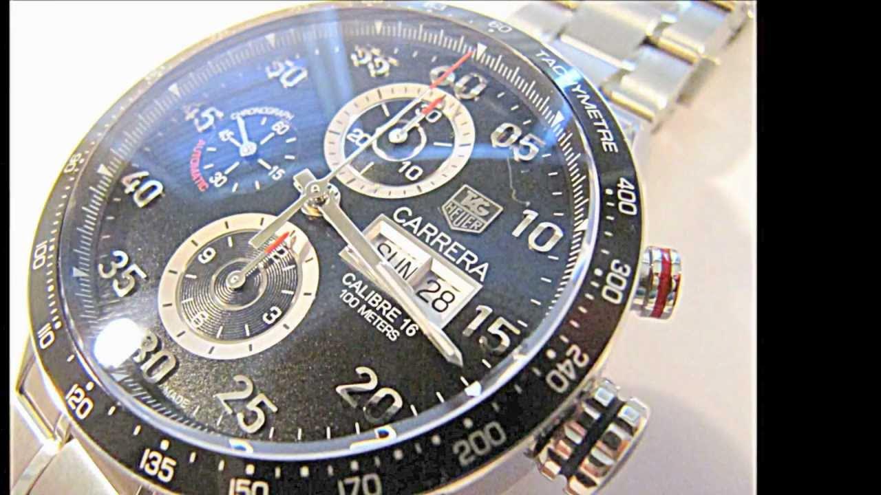 Tag Heuer Carrera Calibre 16 Day Date Automatic Chronograph - YouTube