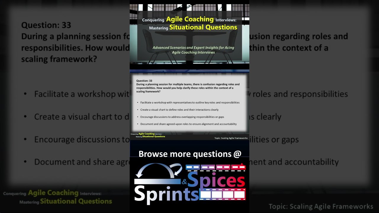 Agile Coach Interview Question 33 Of 160
