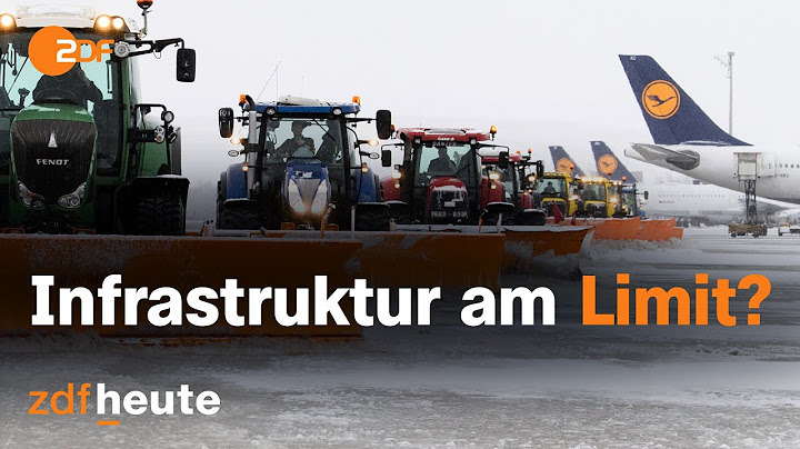 Schnee-Chaos: Wie der Winter Deutschlands Infrastruktur lahm legt | Drehscheibe