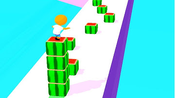 Cube Surfer-All Levels Android IOS Walkthrough Gameplay | Big Update|SDFGSDFG