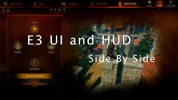 Mod: E3 UI and HUD | Side by side to Vanilla | The Witcher 3: Wild Hunt (Test Video)