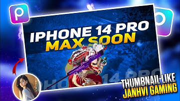 Make This Montage Thumbnail Like@Patelgahnakothi2040  in PicsArt // thumbnail like janhvi gaming