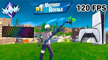 Fortnite Unreal Ranked Reload On PS5 Slim | Keyboard & Mouse Gameplay | 120 FPS | 4K