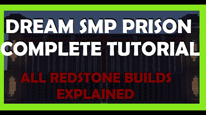 Dream SMP Prison - All Redstone Builds Explained [Pandora's Vault Tutorial]