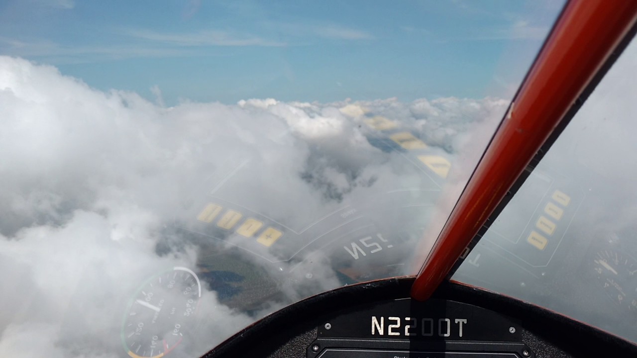 Titan Tornado II flying above the clouds