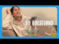 【50の質問】インスタに届いた！みなさんからの質問にじっくり答えてみた