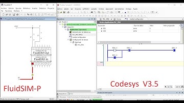 Comunicación, Tutorial, Conexión entre CODESYS 3.5 y FLUIDSIM por medio conexión OPC.