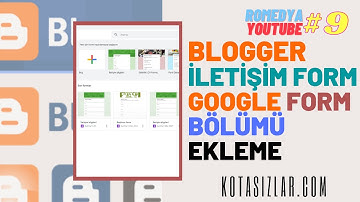 Blogger İletişim Formu Ekleme Google Form 2021 #9