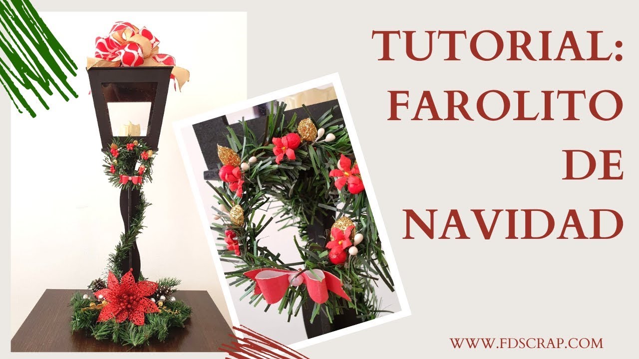 #TUTORIAL: DECORAMOS ESTE FAROLITO DE #NAVIDAD PARA DECORAR EN ESTAS FIESTAS