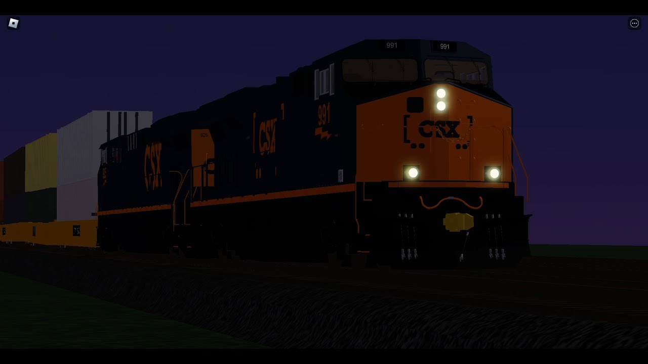 CSXT Intermodal "Knocks" Down signal - YouTube