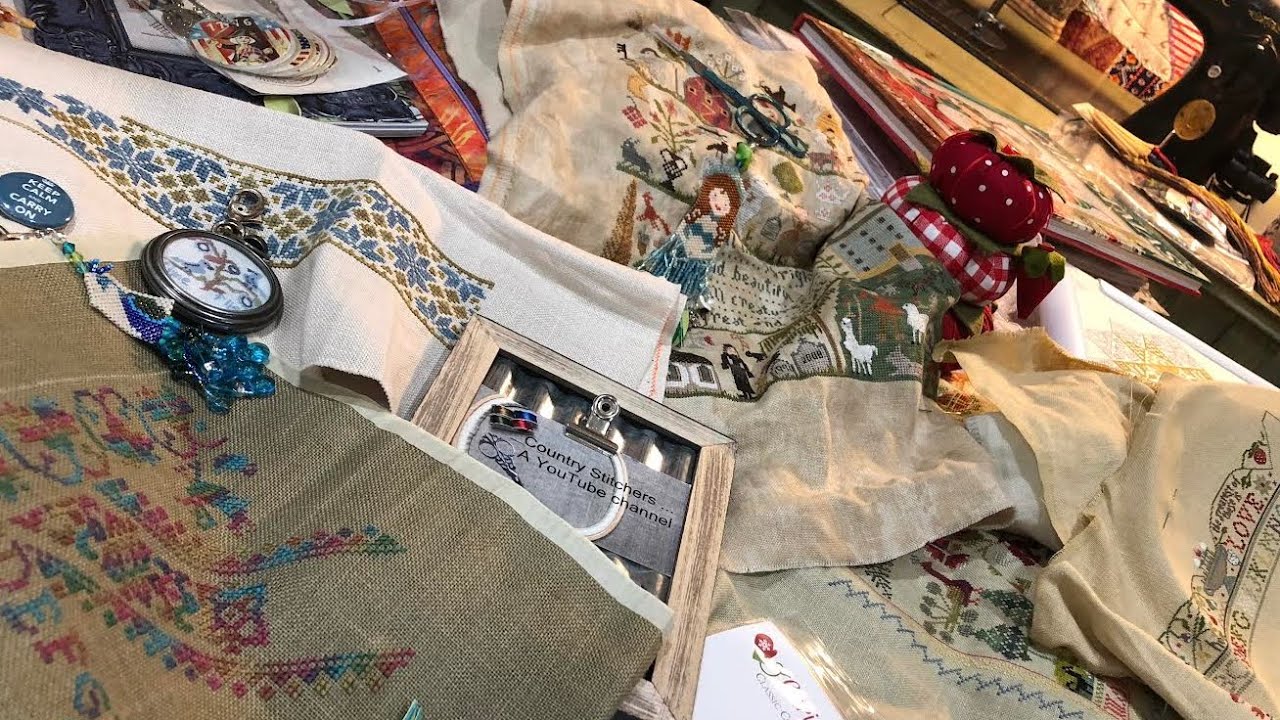 “NEEDLE LITTLE” SUMMER CROSS STITCH?  MYSTERY STITCH, SAMPLER WORK, PEYOTE-COUNTRY STITCHERS CSV202