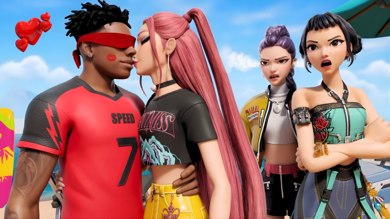 WHO'S A BETTER KISSER - IShowSpeed KPOP KISSING COMPETITION.. Fortnite Movie