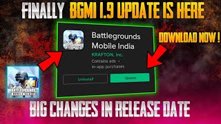 Finally 😍 BGMI 1.9 update | Download BGMI 1.9 update | New features | Bgmi 1.9 Update release date
